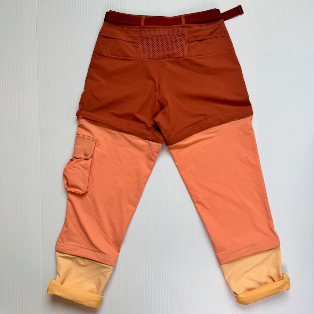 Outdoor Voices Rectrek Zip-Off Pants XS Melon Colorblock Gorpcore Hiking NWT - Picture 12 of 16